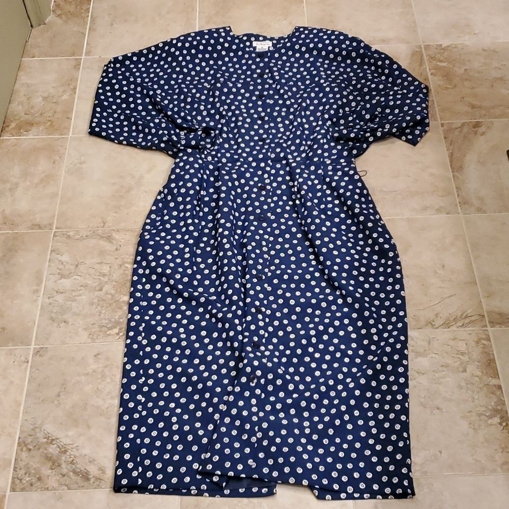 Women's plus size Talbots button dress